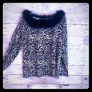 🐆 GOODCLOTHES BRAND LADIES LEOPARD PRINT SHIRT🐆